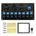 Genuine marine cool socket coded dimmer vehicle switch panel interruptor painting series RV switch panel